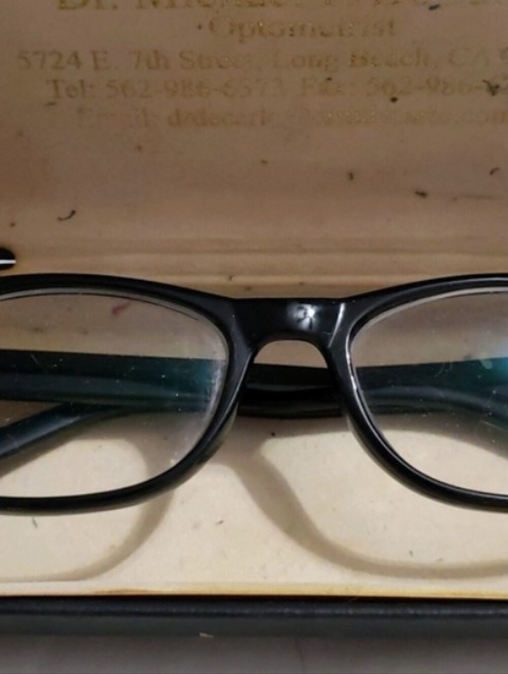 Classic Black Rectangle Glasses